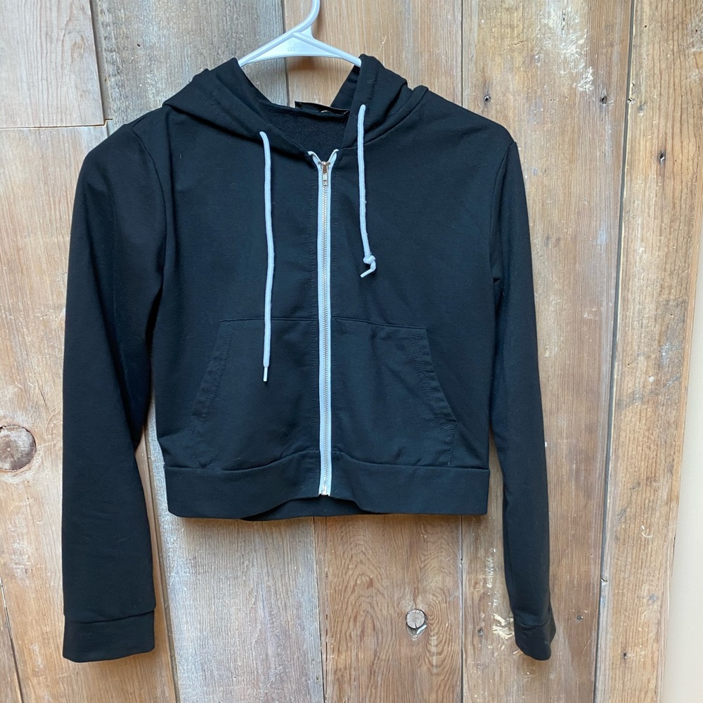Cropped Zip Up